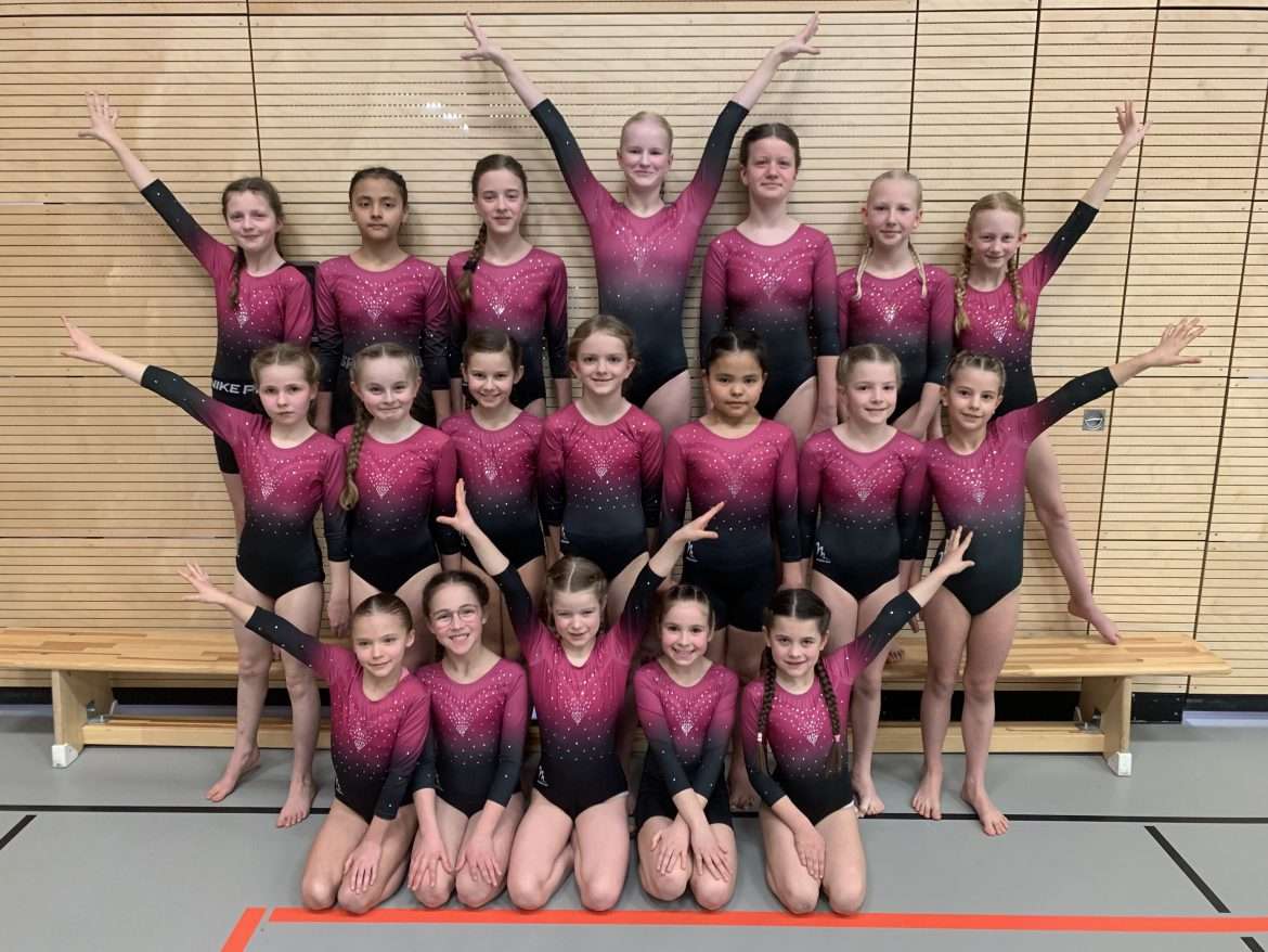 Die Turnerinnen im B-Wettkampf erzielten 2 Podiumsplätze.